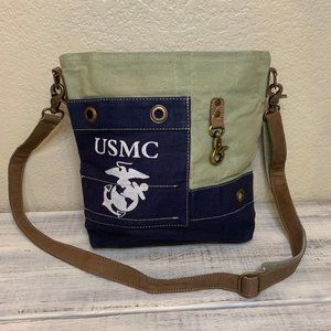NWT US Marine Corps Bag. Repurposed Canvas